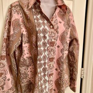 Jones New York Signature Button Down Shirt Size Large